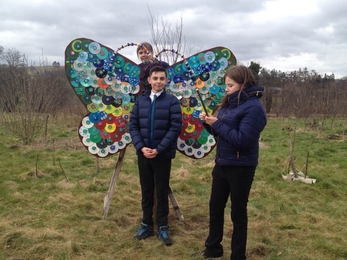 Art Oasis Llogy butterfly sculpture copyright MWT