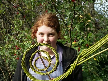 girl with willow snail copyright MWT