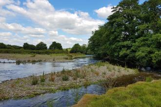 River Severn at Llandinam Gravels Nature Reserve