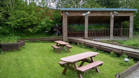 Severn Farm Pond teaching area