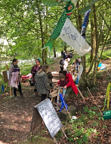 100 year celebration event at Deri Woods copyright Montgomeryshire Wildlife Trust