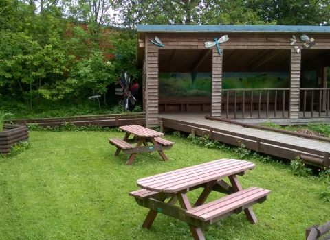 Severn Farm Pond teaching area