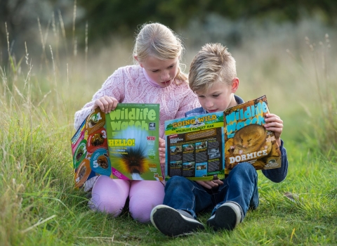 Children with Wildlife Watch copyright Matthew Roberts